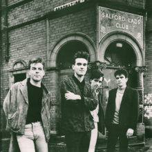 Portrét The Smiths z vnitřní obálky LP The Queen Is Dead