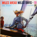 První verze obalu alba Miles Davis plus 19-Orchestra Under The Direction Of Gil Evans: Miles Ahead (1957, Columbia Records)