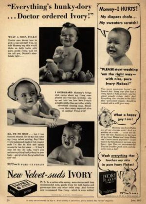 Čtyřicátá léta 20. století a reklama na mýdlo Ivory, ve které účinkoval malý Malcolm Rebennack Jr.