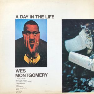 Zadní strana rozevíracího obalu alba Wes Montgomery: A Day In The Life (1967, A&M Records)