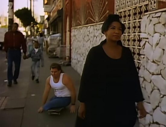 Z videoklipu Massive: Unfinished Sympathy (1991, zdroj YouTube)