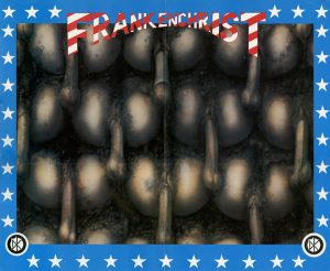 Plakát přiložený k albu Dead Kennedys: Frankenchrist (1985, Alternative Tentacles)
