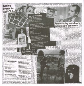 Vnitřní obal LP LARD: Pure Chewing Satisfaction (1997, Alternative Tentacles)