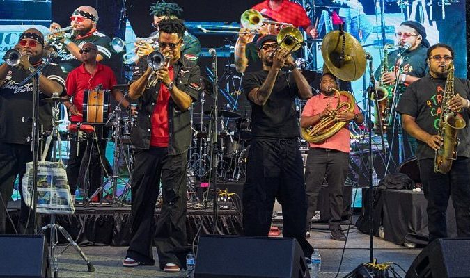 The Soul Rebels na San Jose Jazz Summer Fest 2026 Foto: Jesse Kornblum / Wikimedia Commons, CC BY-SA 4.0.