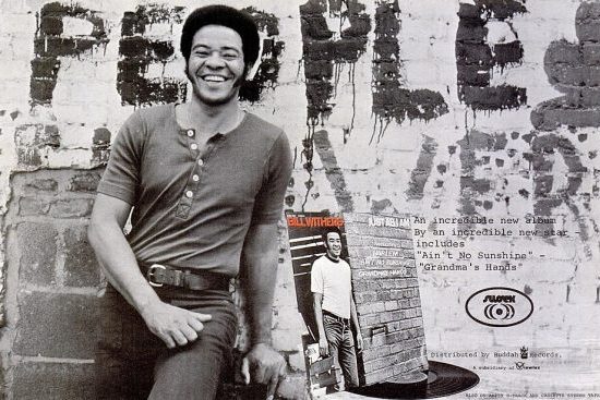 Reklama na debut Bill Withers: Just As I Am, 1971 (Credit Photo: Sussex Records / Wikimedia, Creative Commons Zero, Public Domain Dedication)