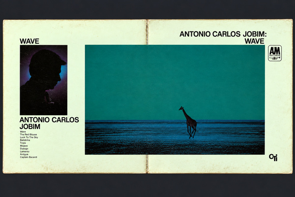 Alternativní "zelená" verze obalu Antonio Carlos Jobim: Wave (1976, CTI Records)