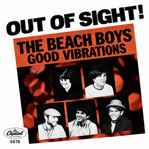 Reklama na singl The Beach Boys: Good Vibrations (1966, Capitol Records)
